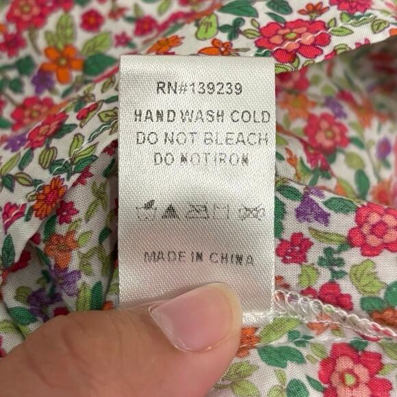 Tuckernuck Pomander Place Ditsy 100% Cotton Poplin Kenzo Mini Dress Size XS - Picture 10 of 10